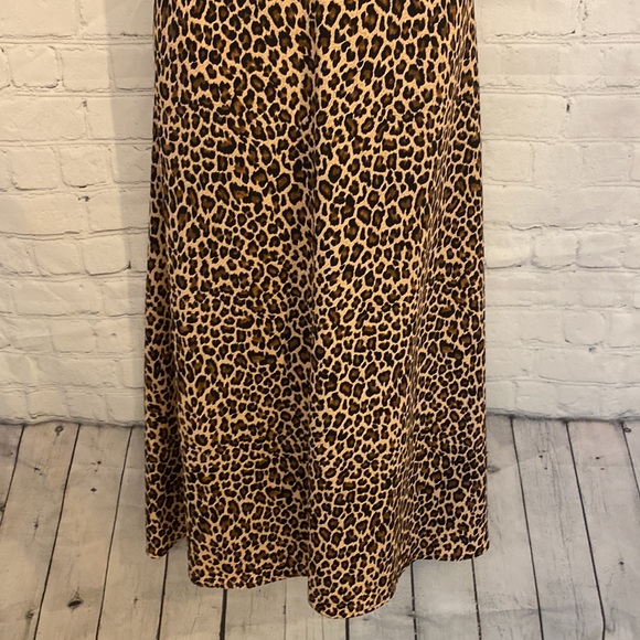Vintage Dani Michaels animal print front knit maxi dress - Picture 3 of 8